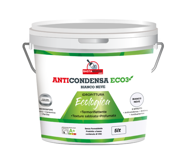 Pittura ECO3PRO Anticondensa 5 litri Bianco Neve