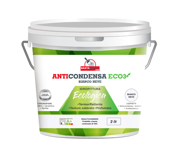 Pittura ECO3PRO Anticondensa 2 litri Bianco Neve